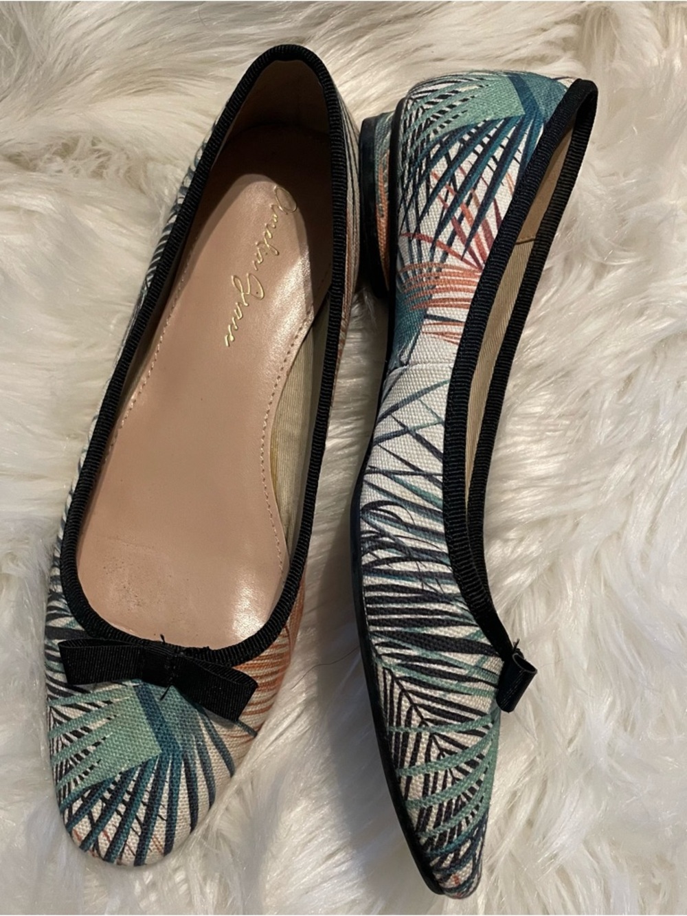 Amelia Grace Floral Flats 8